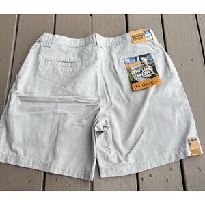 SAVANE Men’s Hiking Shorts Stone UPF 30 Relaxed Fit Tech Pockets Size 38 NEW